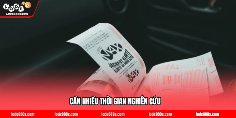 Để thành công trong lô đề xổ số cần nhiều thời gian